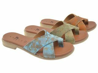 PACLAIRE ORANGE 22 - 12P 36/41MULE ORANG CUIR - ASI