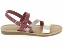 BEATTYS BORDEAUX 22 - SANDALE BORDEAUX PLATINE - INDE
